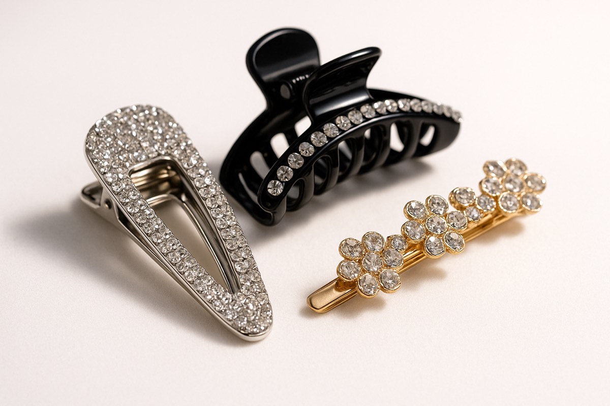 Rhinestone Hair Clips & Accessories