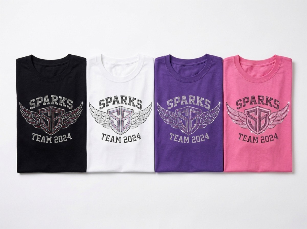 Custom team apparel by Sparkle Fire Design Studio
